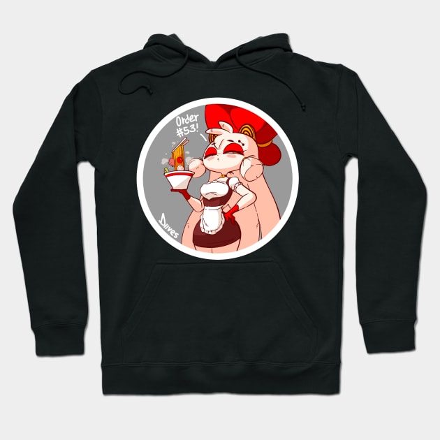 Miantiao's Noodles (FRONT SIDE) Hoodie by diives